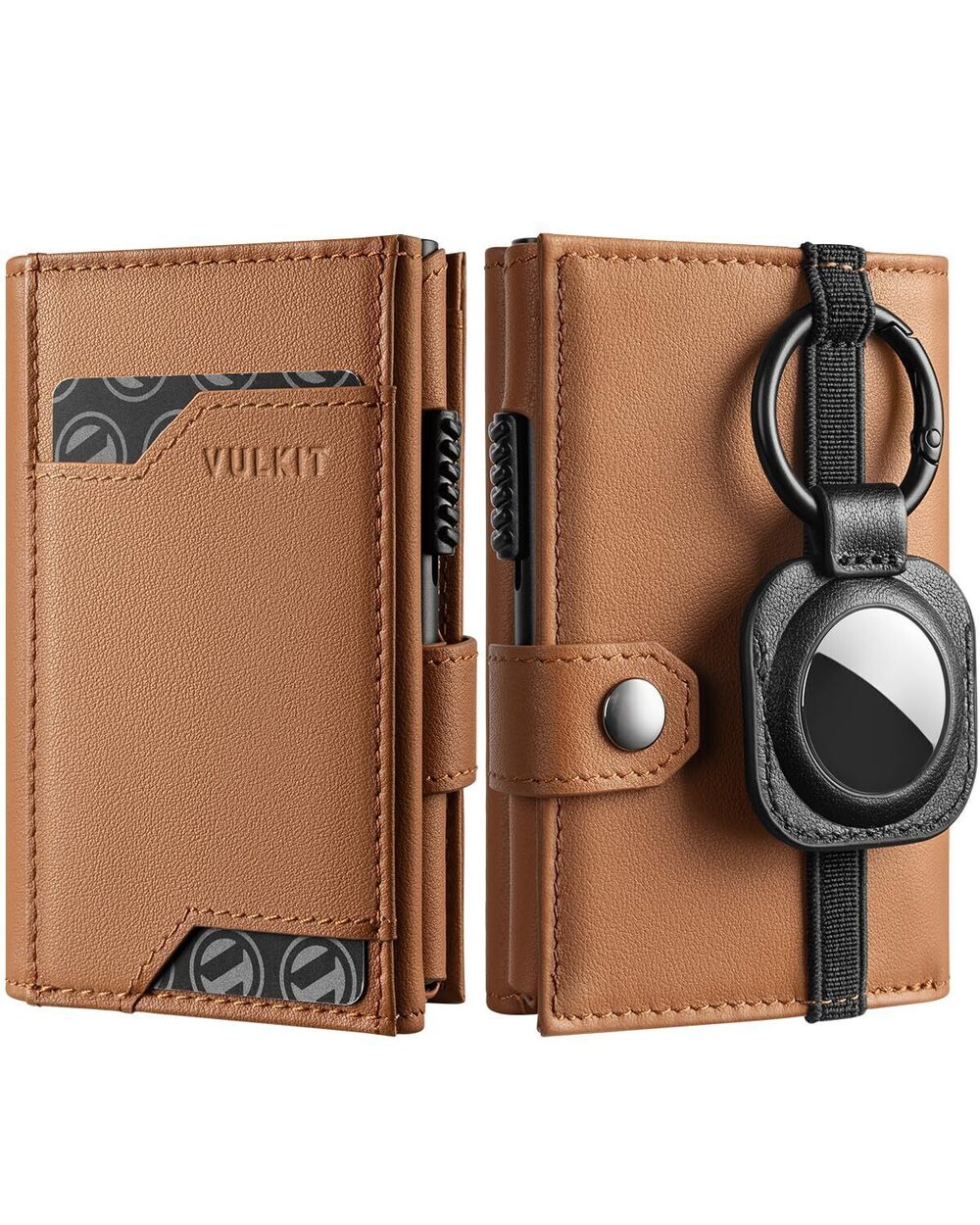 6316 Airtag Wallet Keyring Pop up Credit Card Wallet Compatiable